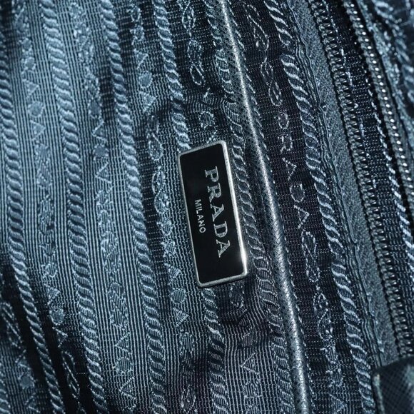 PRADA Backpack Nylon Black Silver Auth 145074 - Picture 12 of 16